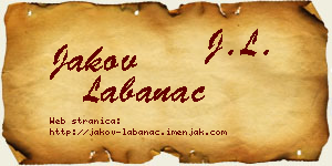 Jakov Labanac vizit kartica